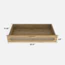 Wooden Coffee Bar Cabinet - Rustic Storage Cabinet for Kitchen & Dining