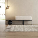 Modern Upholstered Sofa Stool - Stylish Seating for Living Room & Fitting Room