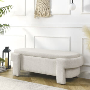Linen Upholstered Bench - Stylish & Comfortable Seating for Home & Office