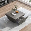 Modern Ladder Shaped Coffee Table - Elegant Design for Office, Dining & Living Room