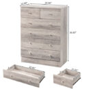 Five -Tier Six - Drawer Storage Cabinet - Modern Multi - Purpose Organizer