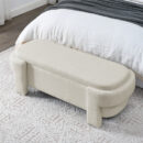 Linen Upholstered Bench - Stylish & Comfortable Seating for Home & Office
