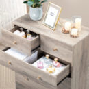 Five -Tier Six - Drawer Storage Cabinet - Modern Multi - Purpose Organizer