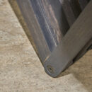 Dark Gray Wooden Bench - Stylish & Durable Seating for Home & Garden