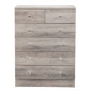 Five -Tier Six - Drawer Storage Cabinet - Modern Multi - Purpose Organizer
